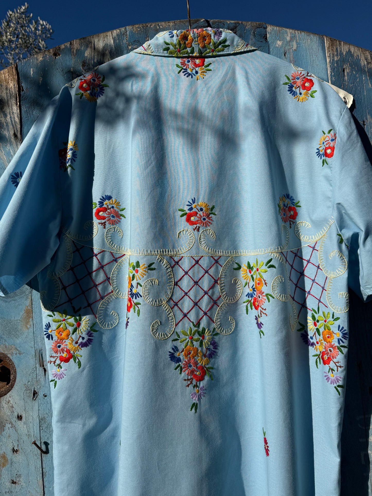 Céu coberto de flores