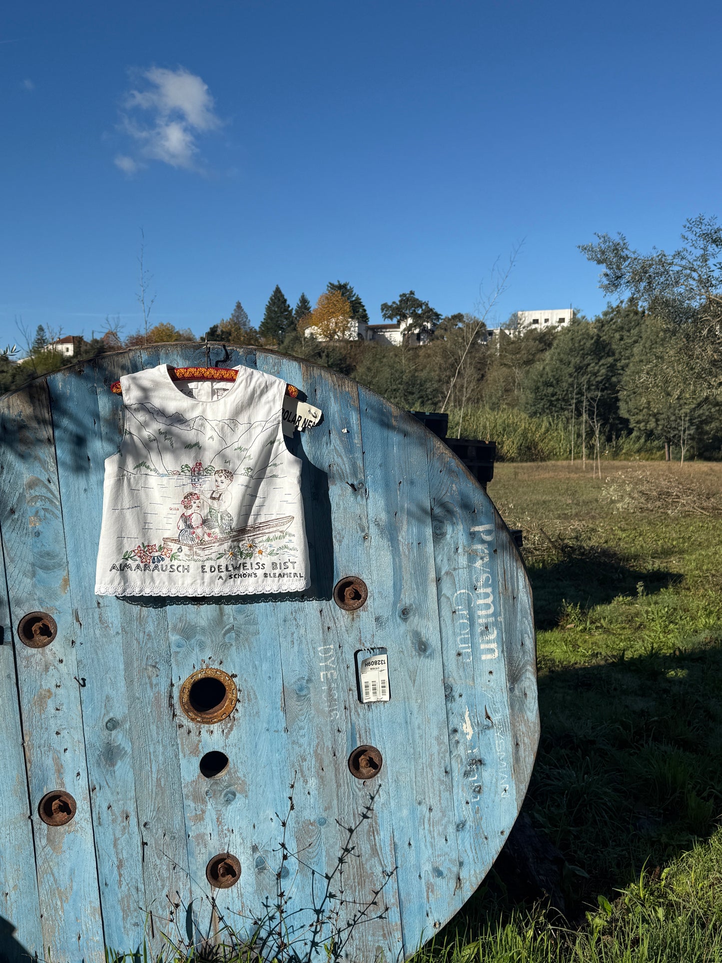 Passeio no lago, flores no cabelo