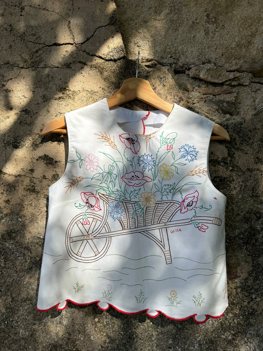 Carrego comigo flores de muitas cores